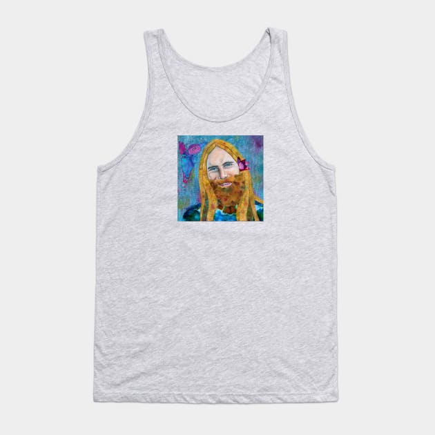 Brent Mydland Big Love Tank Top by karenpaytonart